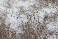Eine Skitour in Japan von drei Ski Profis